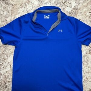 Under Armour Men's Royal Blue Polo